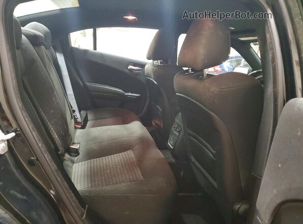 2C3CDXCT7KH726473 2019 DODGE CHARGER Black Vista de los asientos traseros