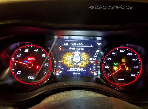 2C3CDXCT7KH726473 2019 DODGE CHARGER Black Vista del cuadro de instrumentos