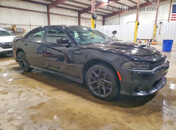 2C3CDXCT7KH726473 2019 DODGE CHARGER Black Delantero derecho