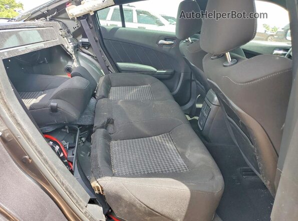 2C3CDXCT7NH115122 2022 DODGE CHARGER Gray უკანა სავარძლების ხედი
