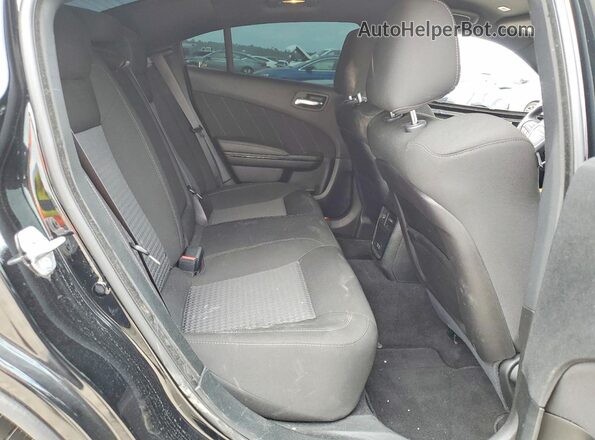 2C3CDXCT7PH548037 2023 DODGE CHARGER Black Rear seats view