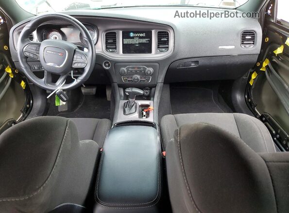 2C3CDXCT7PH548037 2023 DODGE CHARGER Black Dashboard view
