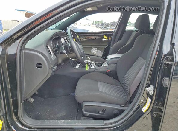 2C3CDXCT7PH548037 2023 DODGE CHARGER Black Front interior view