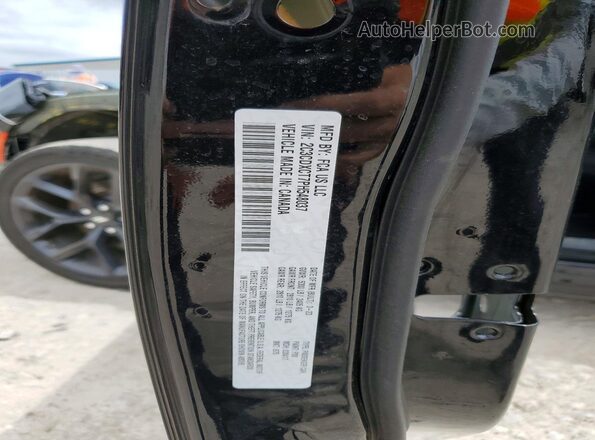 2C3CDXCT7PH548037 2023 DODGE CHARGER Black VIN sticker view