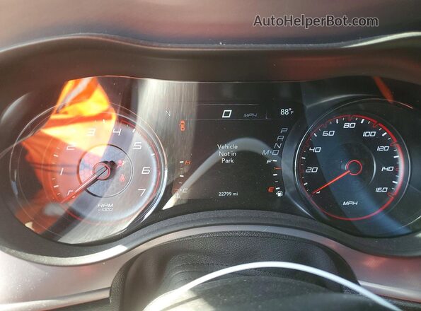 2C3CDXCT7PH663706 2023 DODGE CHARGER Черный Вид щитка приборов