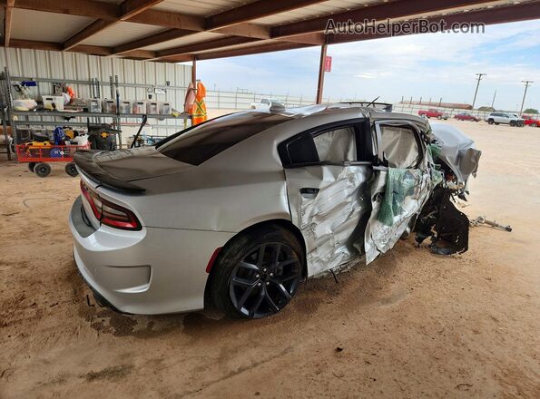 2C3CDXCT7PH698231 2023 DODGE CHARGER Silver Trasero derecho