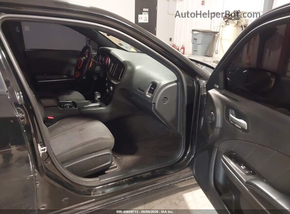 2C3CDXCT8GH285377 2016 DODGE CHARGER Black Vista interior delantera