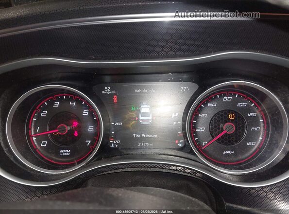 2C3CDXCT8GH285377 2016 DODGE CHARGER Black Vista de los asientos traseros
