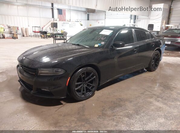 2C3CDXCT8GH285377 2016 DODGE CHARGER Black Vista tres cuartos delantera izquierda