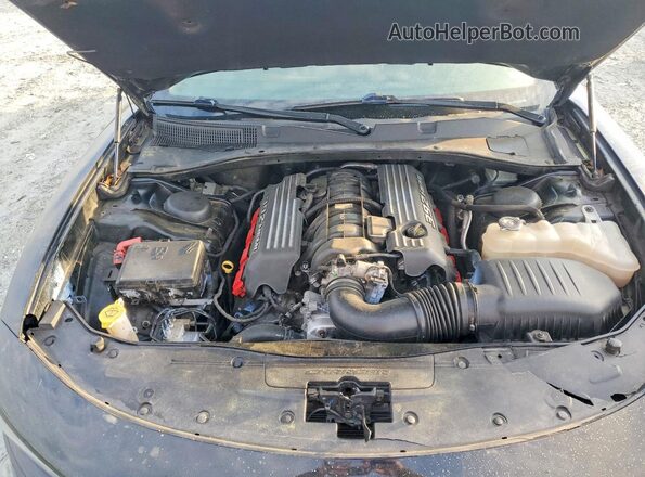 2C3CDXCT8HH528249 2017 DODGE CHARGER Black Rear interior view