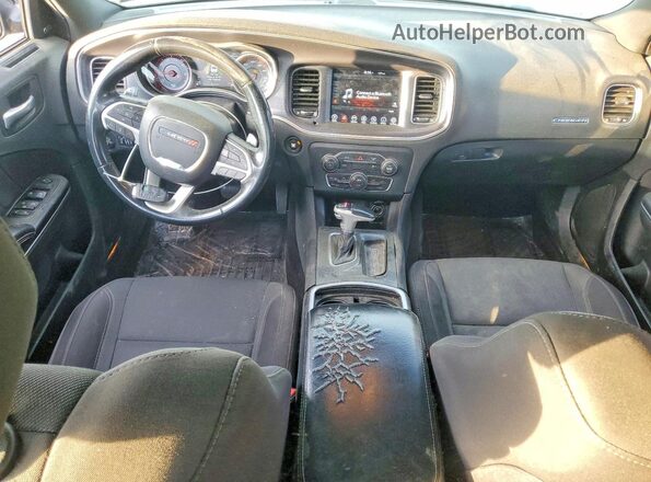 2C3CDXCT8HH528249 2017 DODGE CHARGER Black Dashboard view