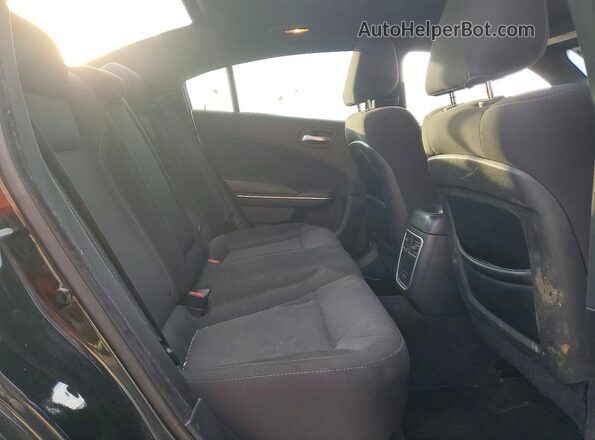 2C3CDXCT8HH528249 2017 DODGE CHARGER Black Rear seats view