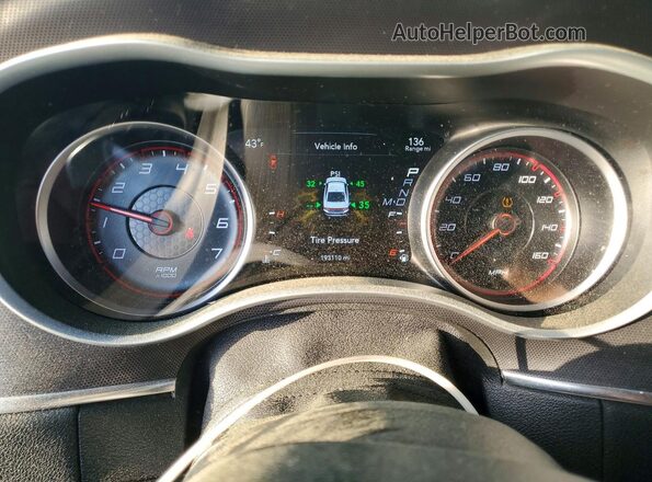 2C3CDXCT8HH528249 2017 DODGE CHARGER Black Instrument cluster view