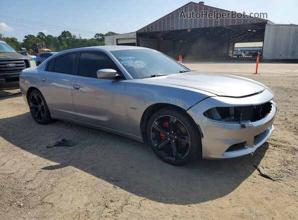 2C3CDXCT8JH211903 2018 DODGE CHARGER Silver Przód prawy