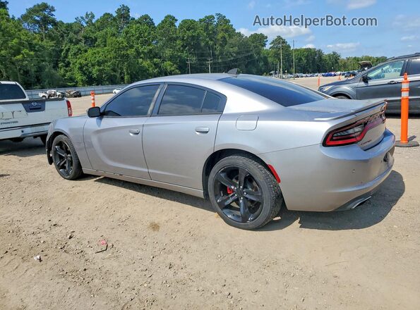 2C3CDXCT8JH211903 2018 DODGE CHARGER Silver Tył lewy