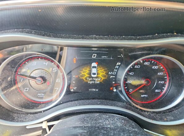 2C3CDXCT8JH211903 2018 DODGE CHARGER Silver Widok zestawu wskaźników