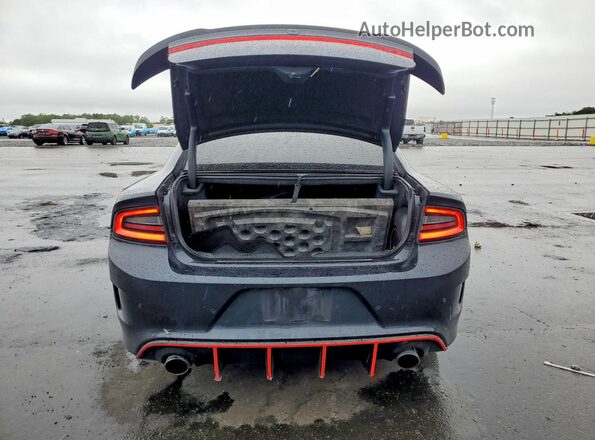 2C3CDXCT8JH247770 2018 DODGE CHARGER Black უკანა ხედი