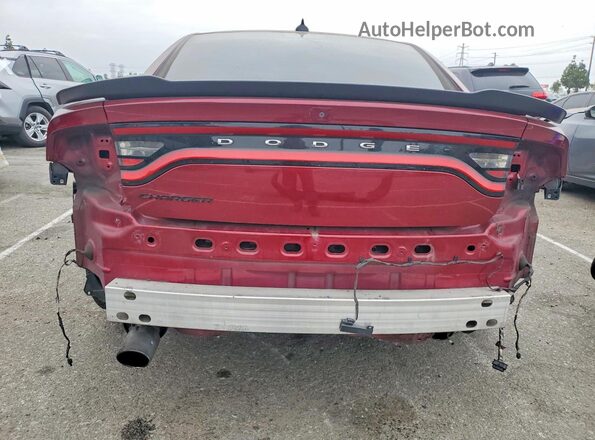 2C3CDXCT8KH540926 2019 DODGE CHARGER Burgundy Rear view