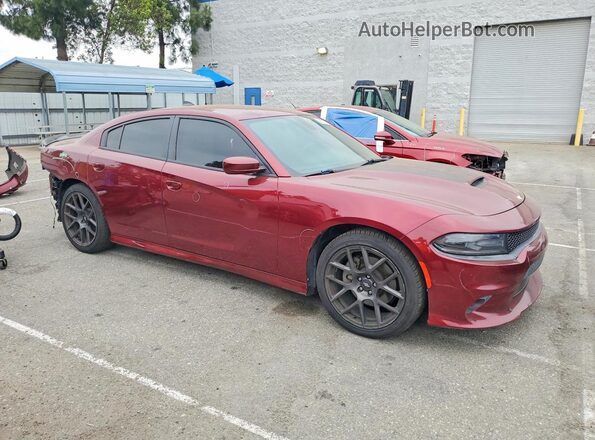 2C3CDXCT8KH540926 2019 DODGE CHARGER Burgundy Front right
