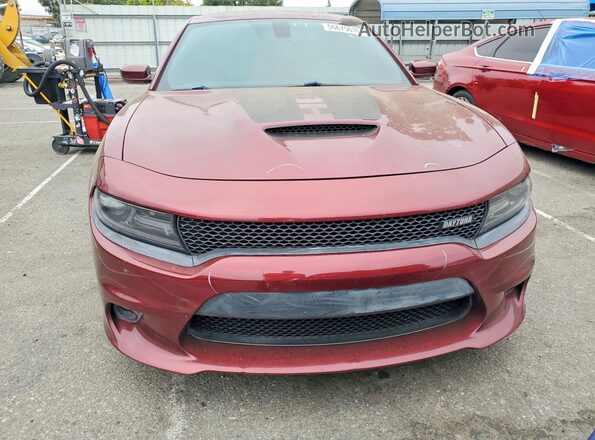 2C3CDXCT8KH540926 2019 DODGE CHARGER Burgundy Front view