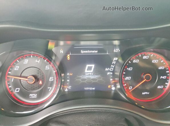 2C3CDXCT8KH540926 2019 DODGE CHARGER Burgundy Instrument cluster view