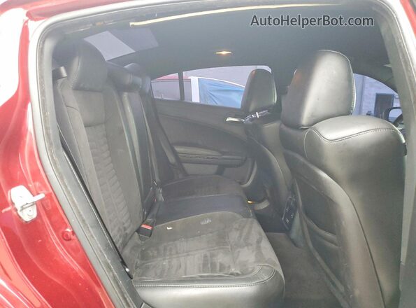 2C3CDXCT8KH540926 2019 DODGE CHARGER Burgundy Rear seats view