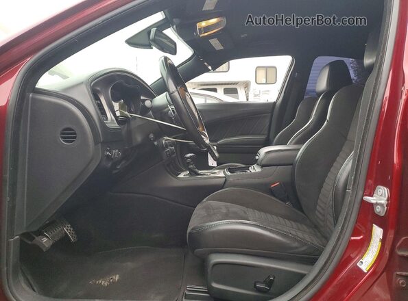 2C3CDXCT8KH540926 2019 DODGE CHARGER Burgundy Front interior view