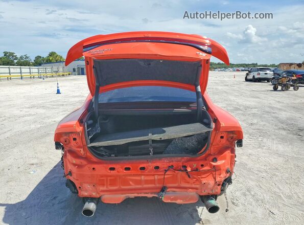2C3CDXCT8KH740530 2019 DODGE CHARGER Orange Вид ззаду