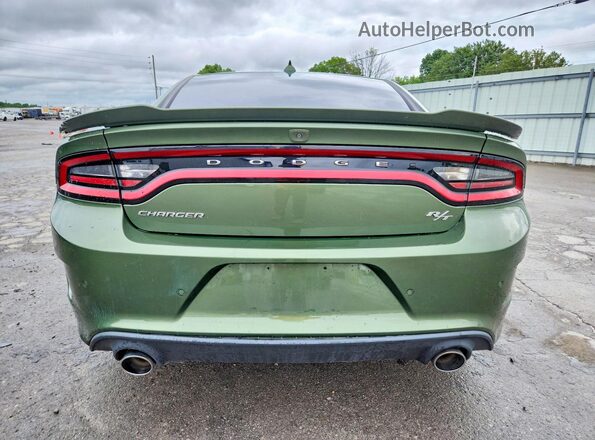 2C3CDXCT8LH103431 2020 DODGE CHARGER Green Widok z tyłu
