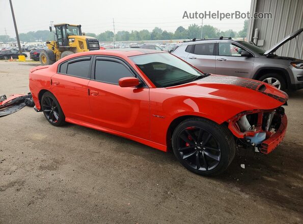 2C3CDXCT8LH157845 2020 DODGE CHARGER Orange Առջևի աջ