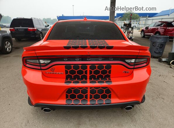 2C3CDXCT8LH157845 2020 DODGE CHARGER Orange Հետևի տեսք