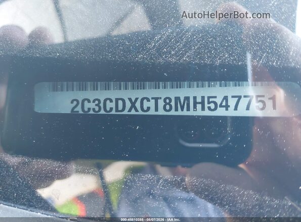 2C3CDXCT8MH547751 2021 DODGE CHARGER Black Vista del compartimento del motor