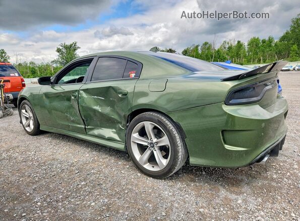 2C3CDXCT8MH598313 2021 DODGE CHARGER Green Задня ліва чверть