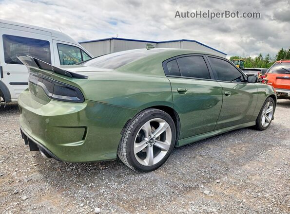2C3CDXCT8MH598313 2021 DODGE CHARGER Green Задня права чверть