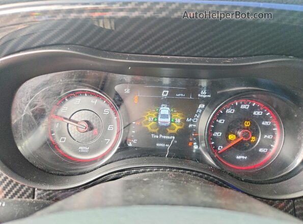 2C3CDXCT8MH598313 2021 DODGE CHARGER Green Вид щитка приладів
