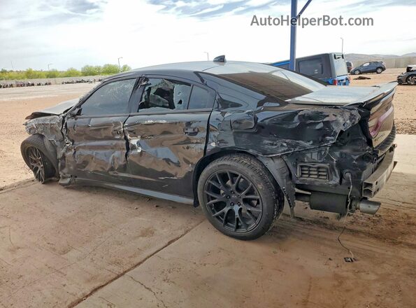 2C3CDXCT8NH119020 2022 DODGE CHARGER Black Հետևի ձախ