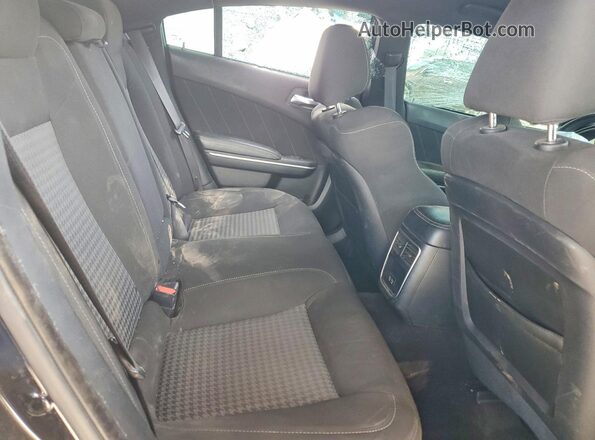 2C3CDXCT8NH119020 2022 DODGE CHARGER Black Հետևի նստատեղերի տեսք