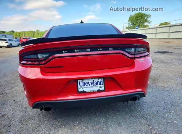 2C3CDXCT8NH244468 2022 DODGE CHARGER Red Rear view