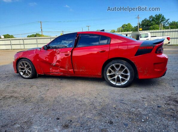 2C3CDXCT8NH244468 2022 DODGE CHARGER Red Rear left