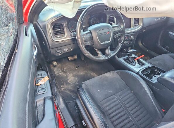 2C3CDXCT8NH244468 2022 DODGE CHARGER Red Dashboard view