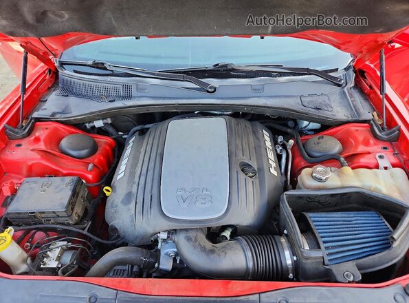 2C3CDXCT8NH244468 2022 DODGE CHARGER Red Rear interior view