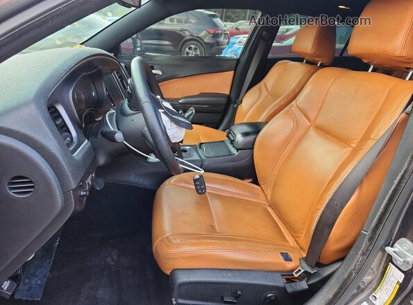 2C3CDXCT9GH251156 2016 DODGE CHARGER Серый Вид салона спереди