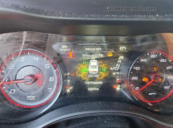 2C3CDXCT9GH251156 2016 DODGE CHARGER Серый Вид щитка приборов