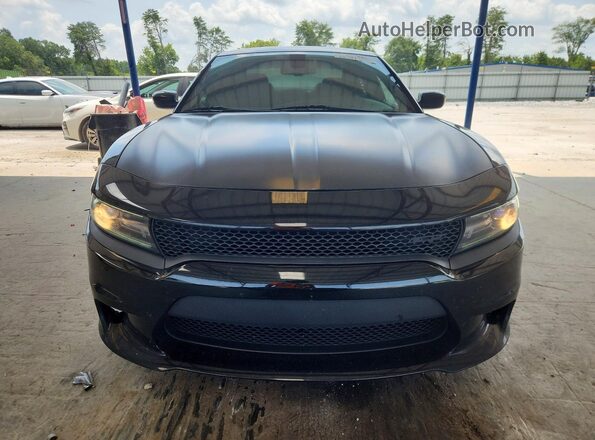 2C3CDXCT9JH326980 2018 DODGE CHARGER Black Вид спереду