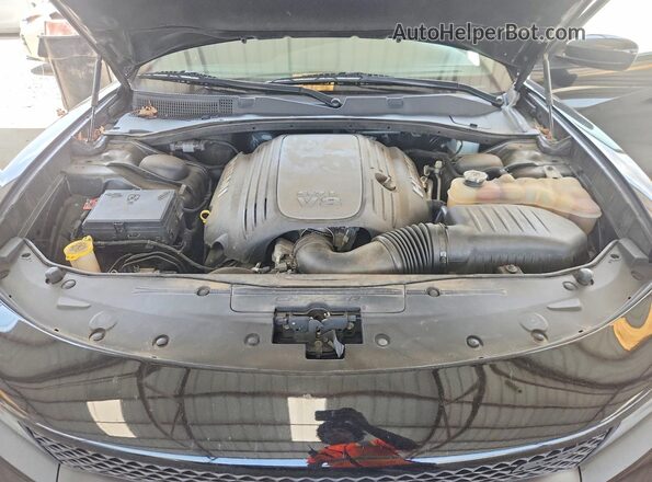 2C3CDXCT9JH326980 2018 DODGE CHARGER Black Вид задньої частини салону