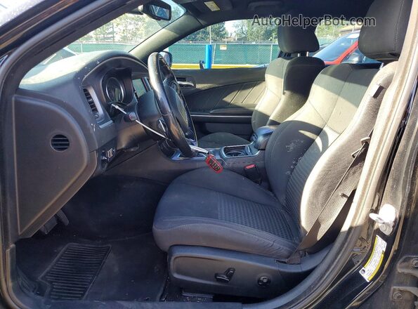 2C3CDXCT9KH552809 2019 DODGE CHARGER Black Front interior view