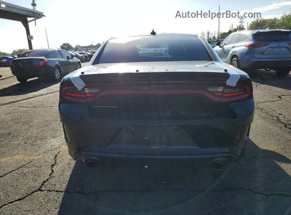 2C3CDXCT9KH552809 2019 DODGE CHARGER Black Rear view