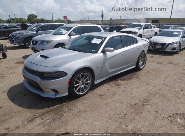 2C3CDXCT9KH678751 2019 DODGE CHARGER Silver Vista tres cuartos delantera izquierda