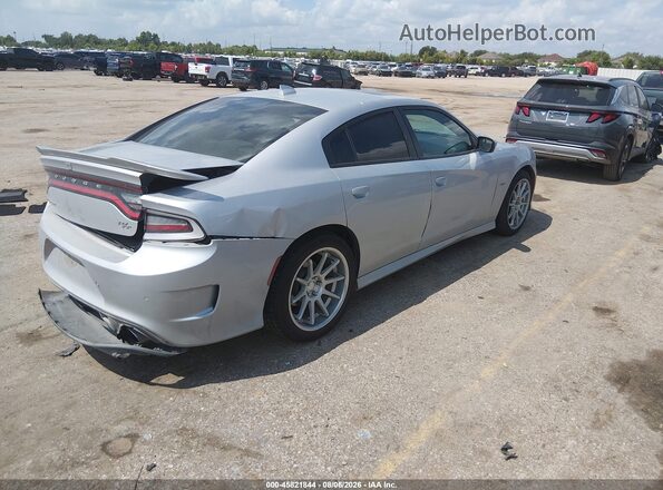 2C3CDXCT9KH678751 2019 DODGE CHARGER Silver Trasero derecho