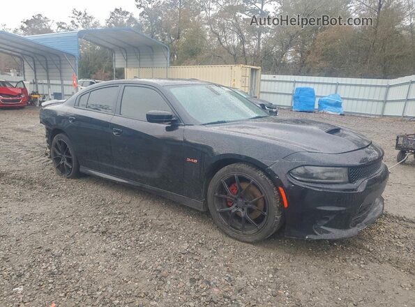2C3CDXCT9KH757191 2019 DODGE CHARGER Black Front right